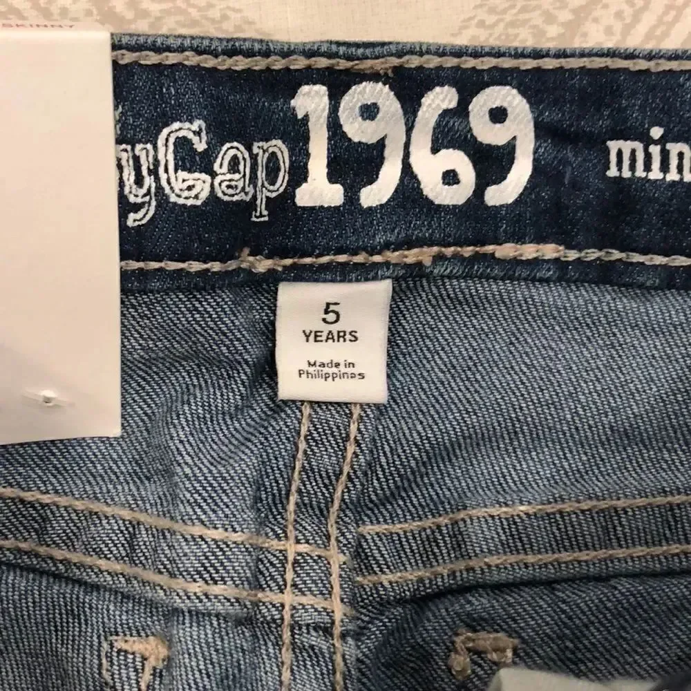 Gap Mini Skinny Adjustable Waist Stretch Jeans